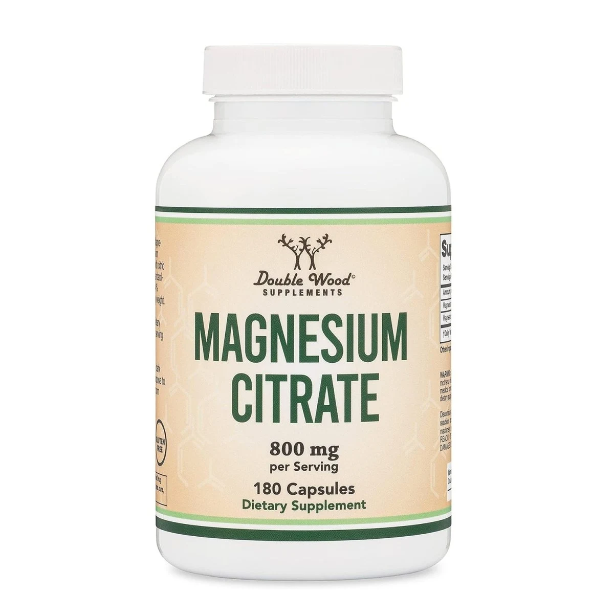 Double Wood Magnesium Citrate Supplement