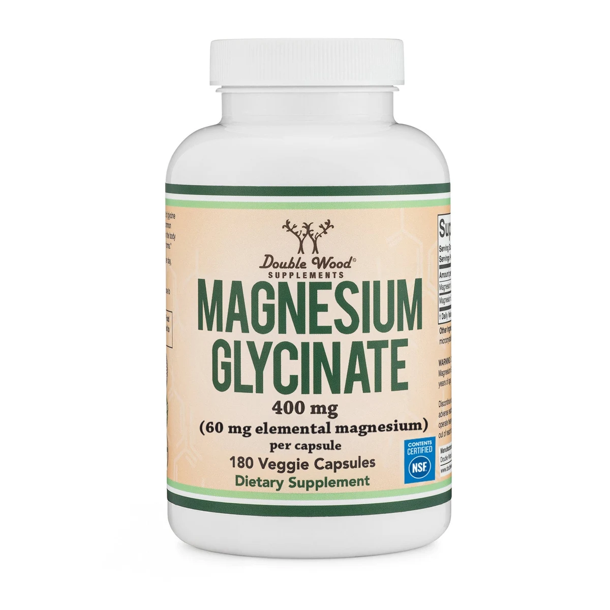 Double Wood Magnesium Glycinate Supplement