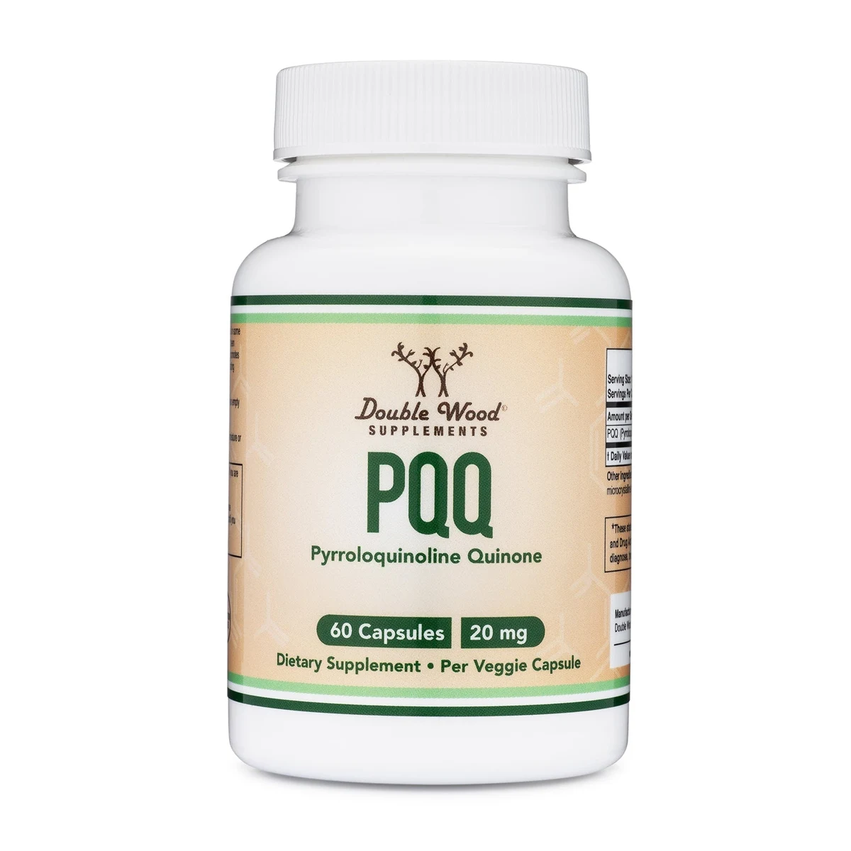 Double Wood PQQ (Pyrroloquinoline quinone) Supplement