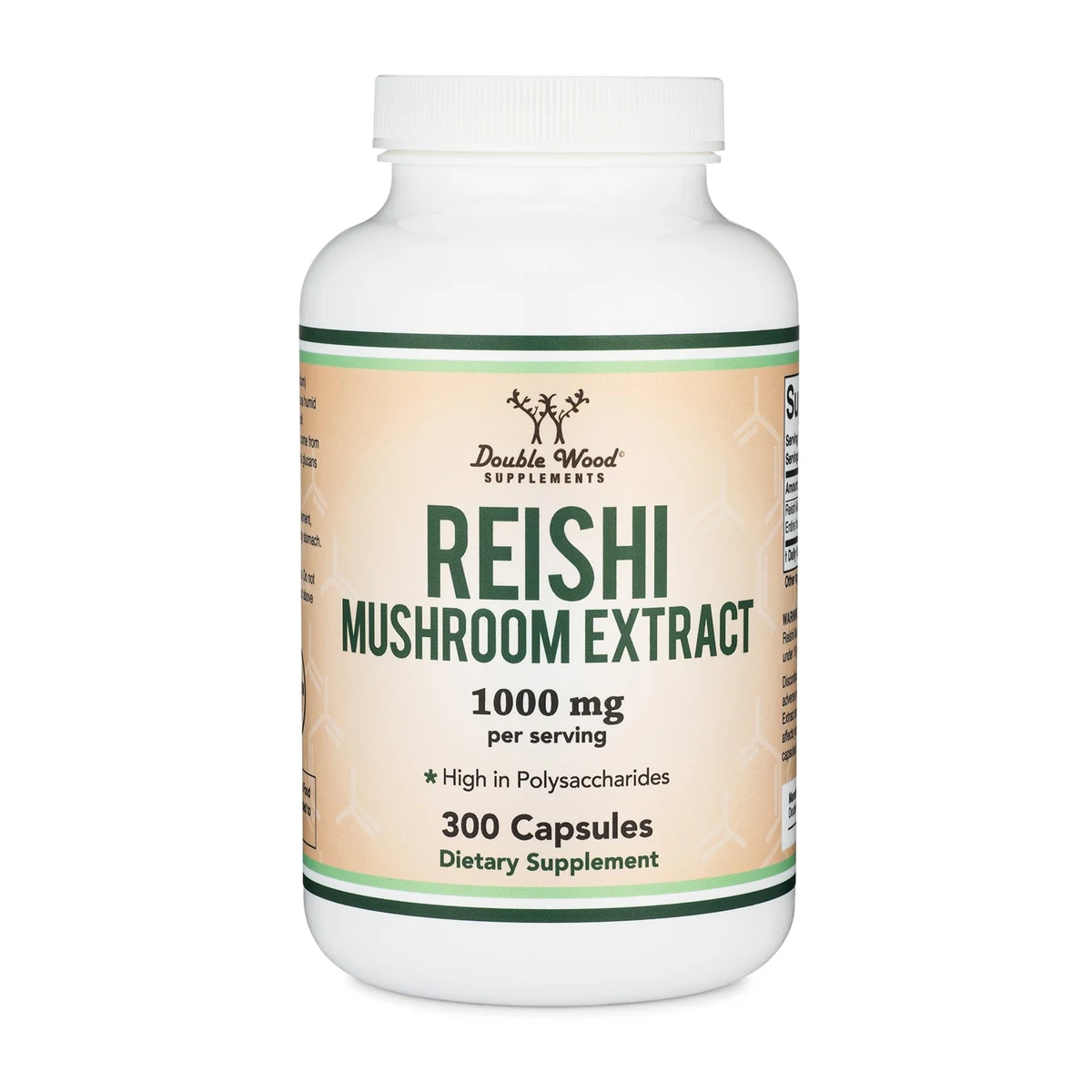Double Wood Reishi Mushroom Extract Supplement