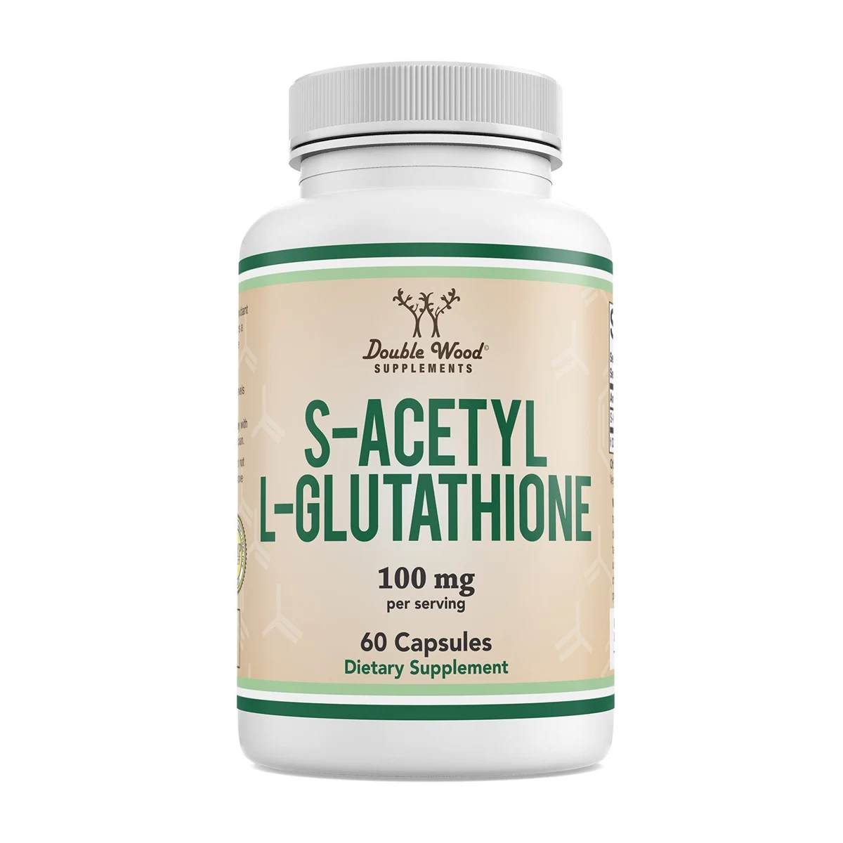 Double Wood S-Acetyl L-Glutathione Supplement