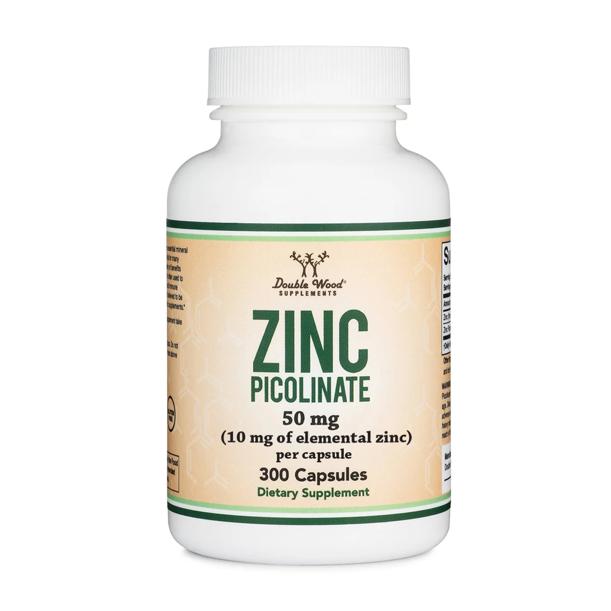 Double Wood Zinc Picolinate Supplement