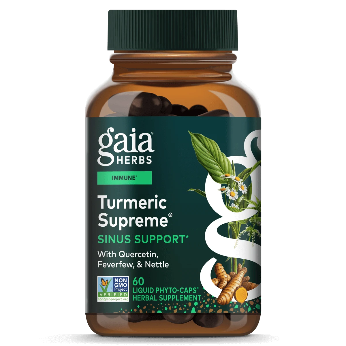 Gaia Herbs Turmeric Supreme Sinus Support