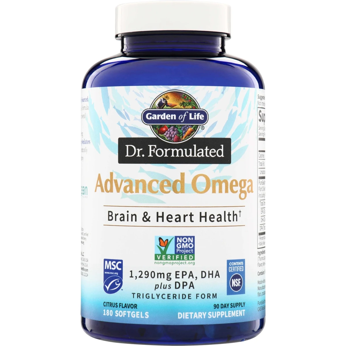 Garden of Life Dr. Formulated Advanced Omega - Citrus