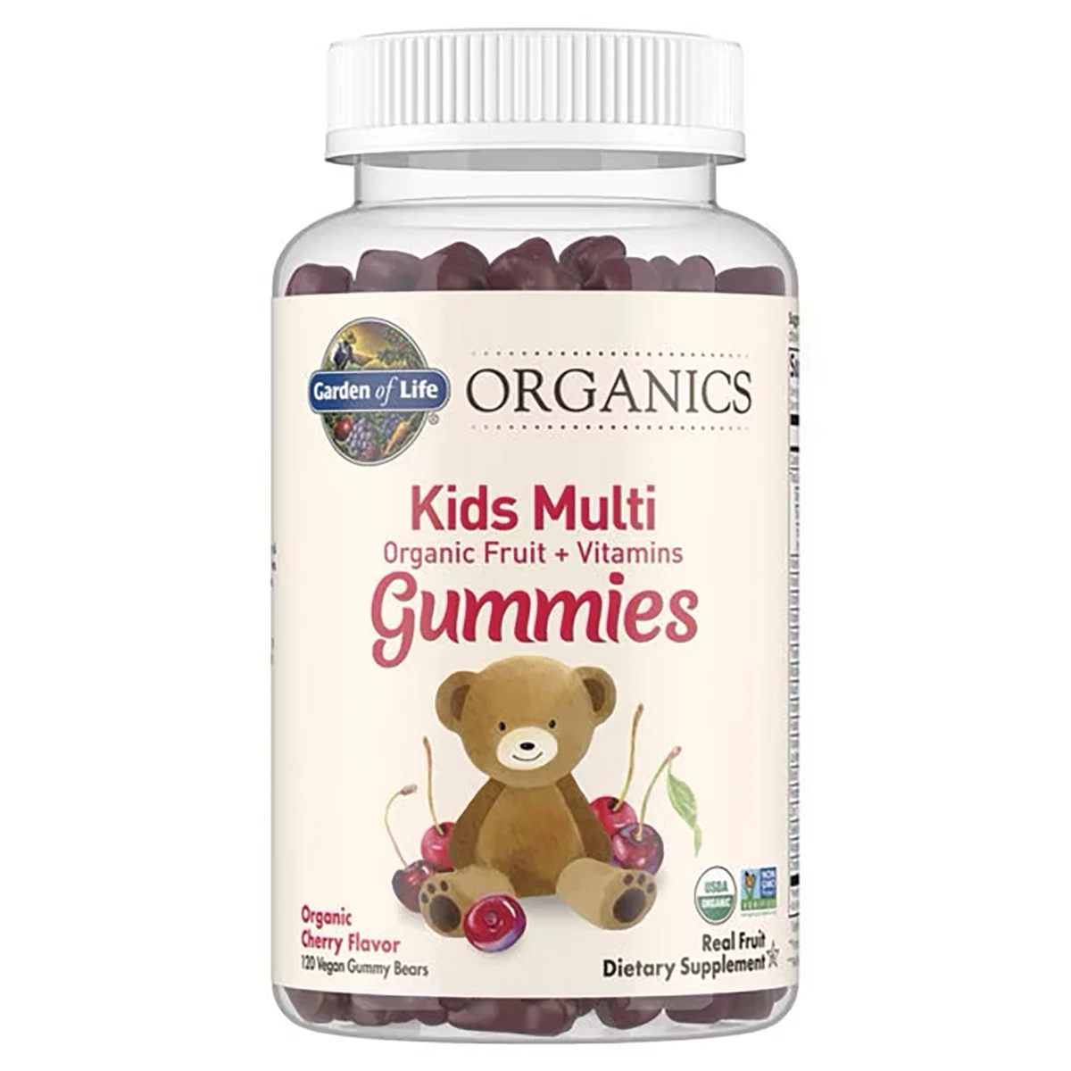 Garden of Life Kids Multi Organic Fruit + Vitamins Gummies - Organic Cherry