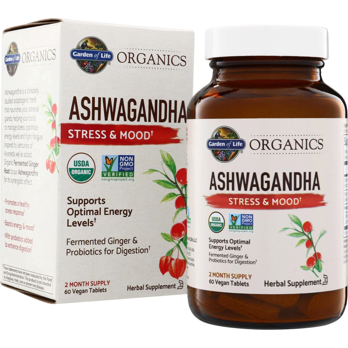 Garden of Life Organics Ashwagandha Stress & Mood