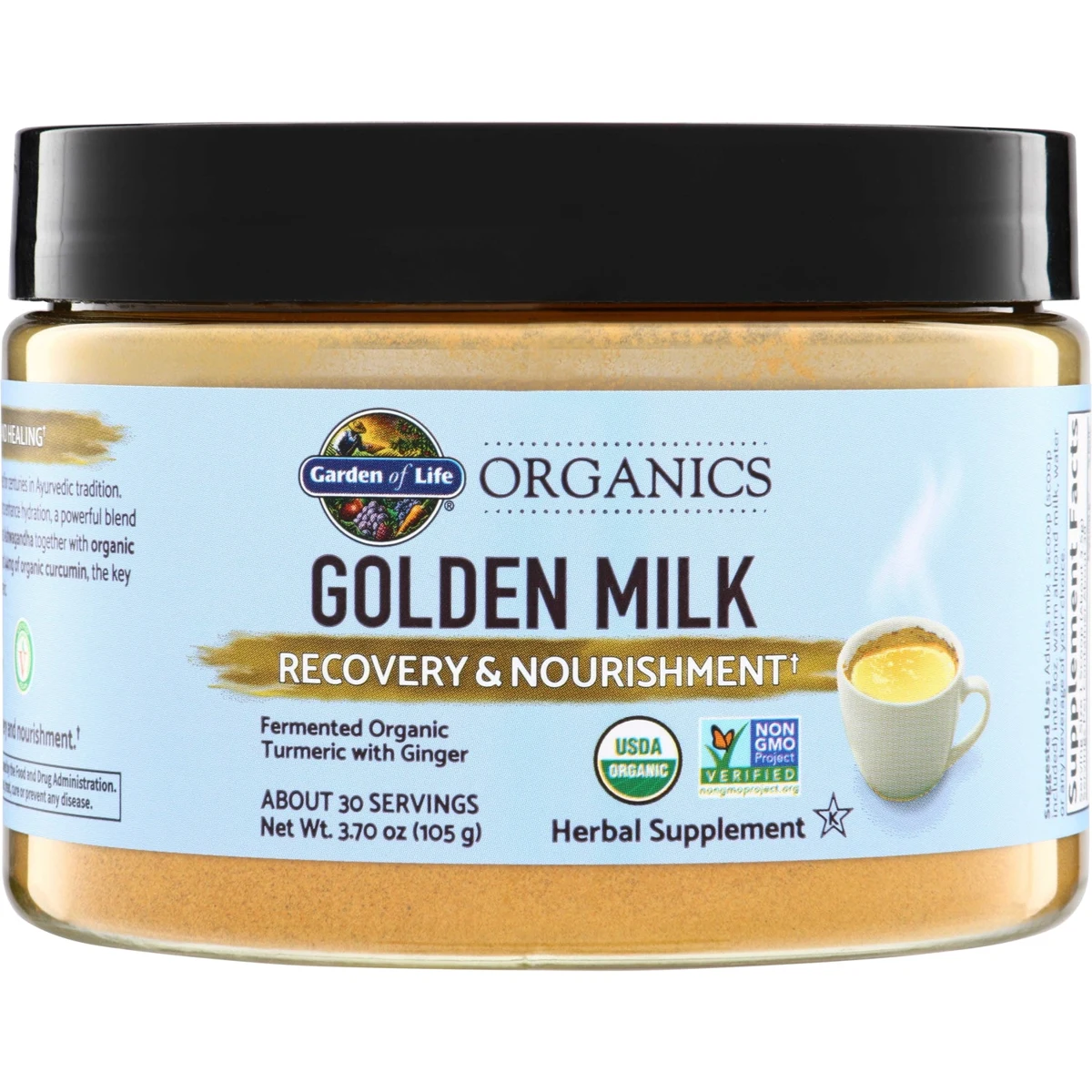 Garden of Life Organics Golden Milk Recovery & Nourishment