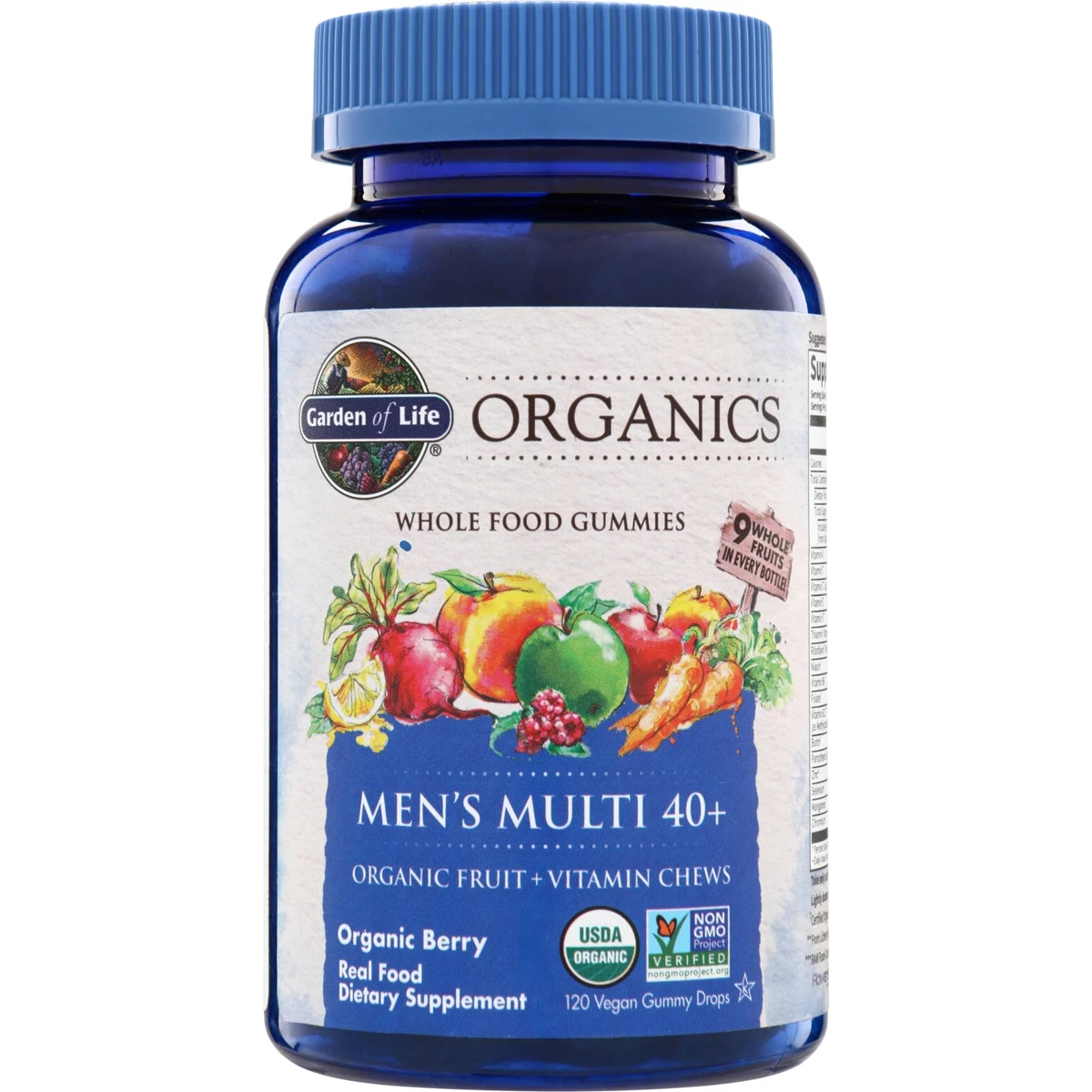 Garden of Life Organics Men's Multi 40+ Gummies - Organic Berry