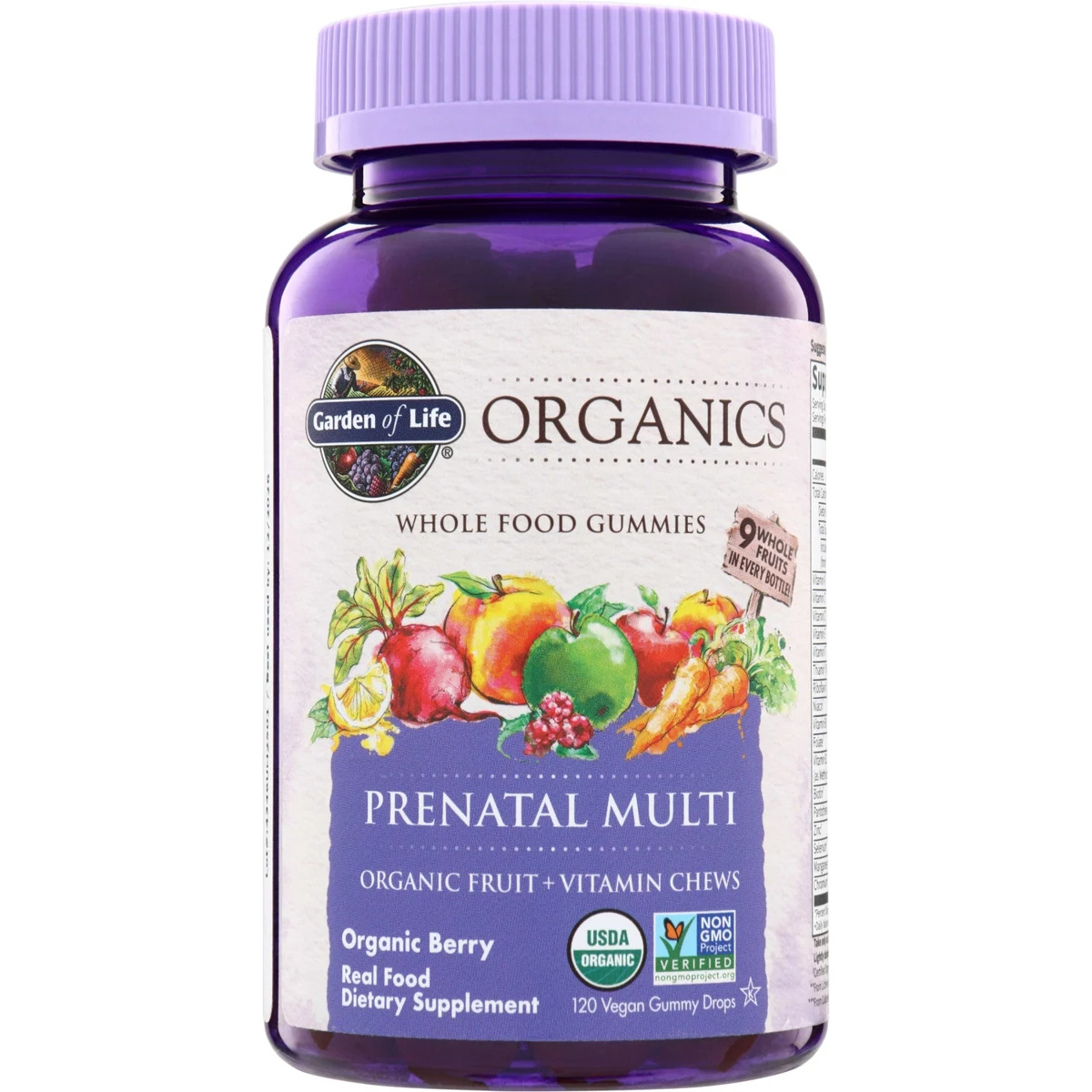 Garden of Life Organics Prenatal Multi Gummies - Organic Berry