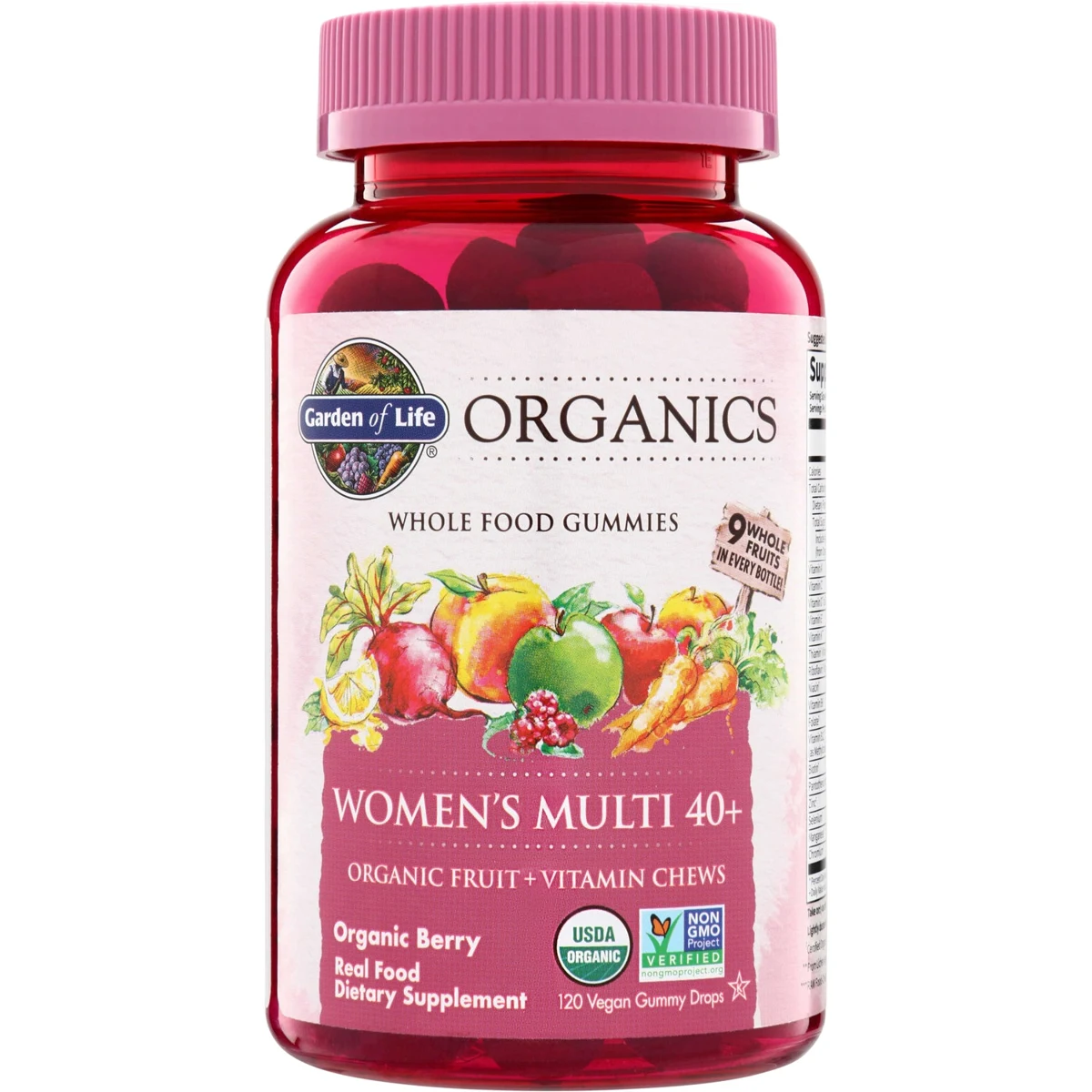 Garden of Life Organics Women's Multi 40+ Gummies - Organic Berry
