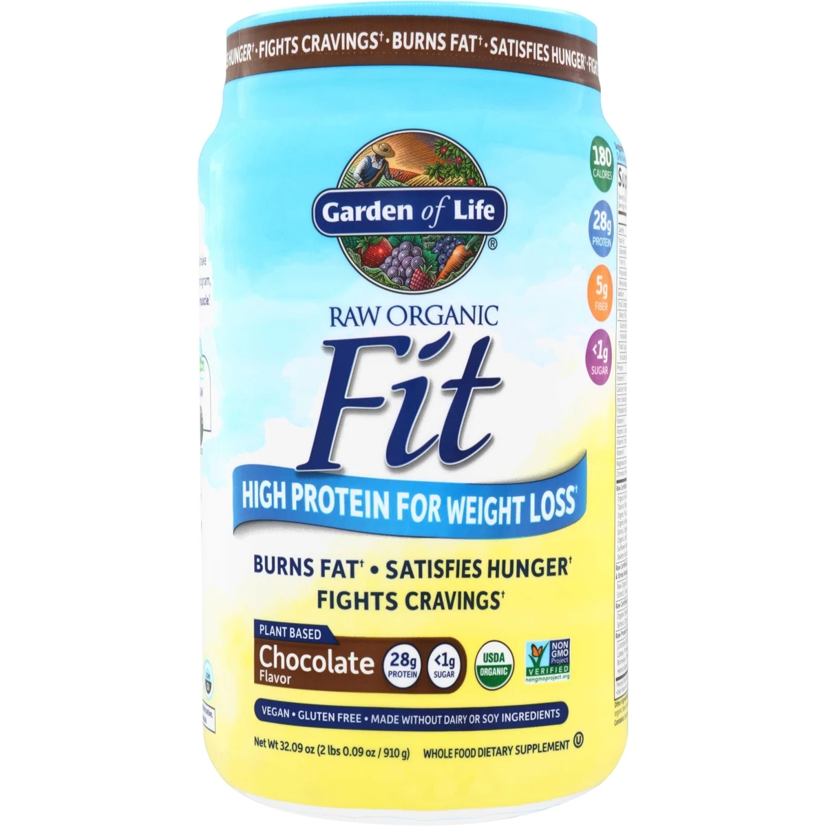 Garden of Life Raw Organic Fit High Protein for Weight Loss - Chocolate