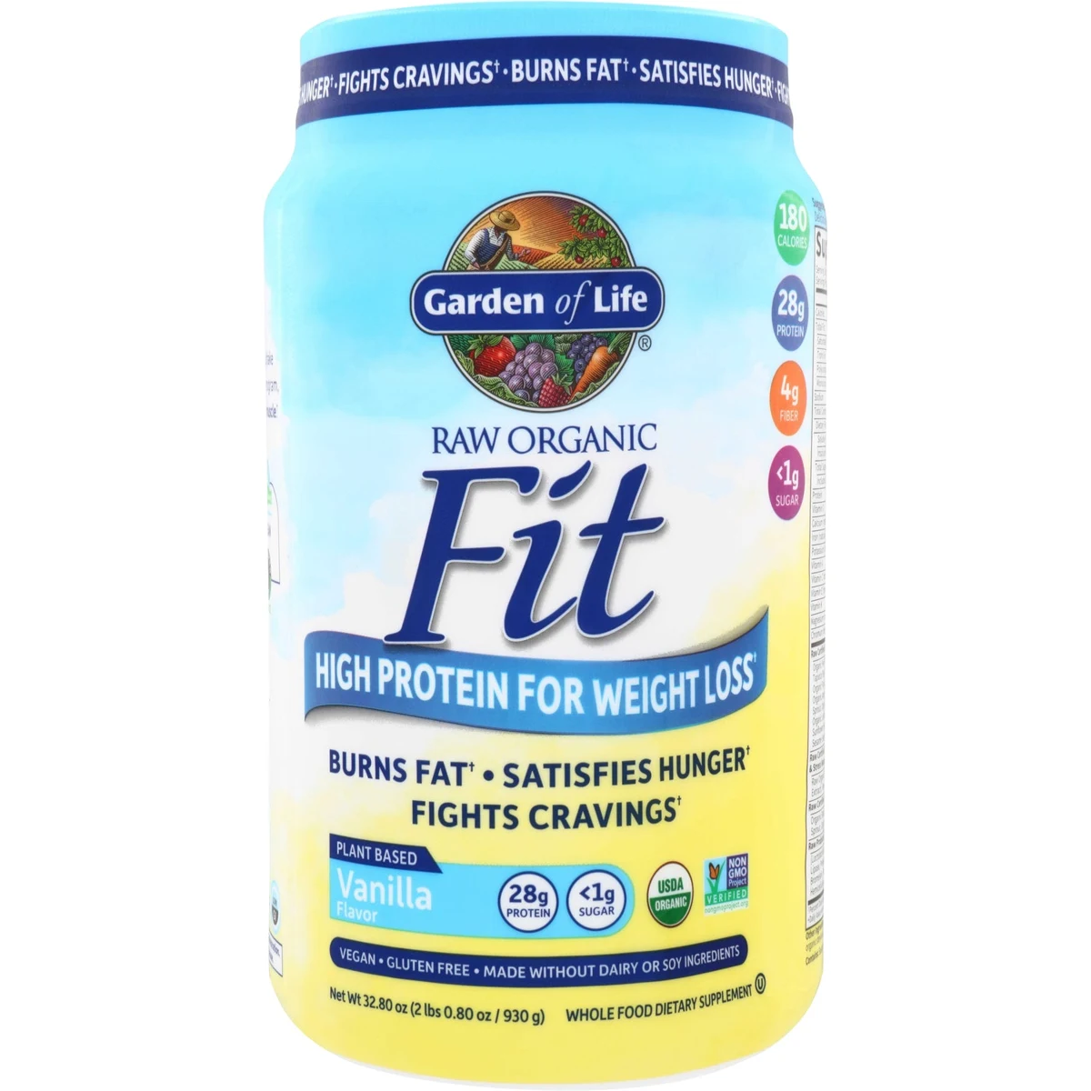 Garden of Life Raw Organic Fit High Protein for Weight Loss - Vanilla