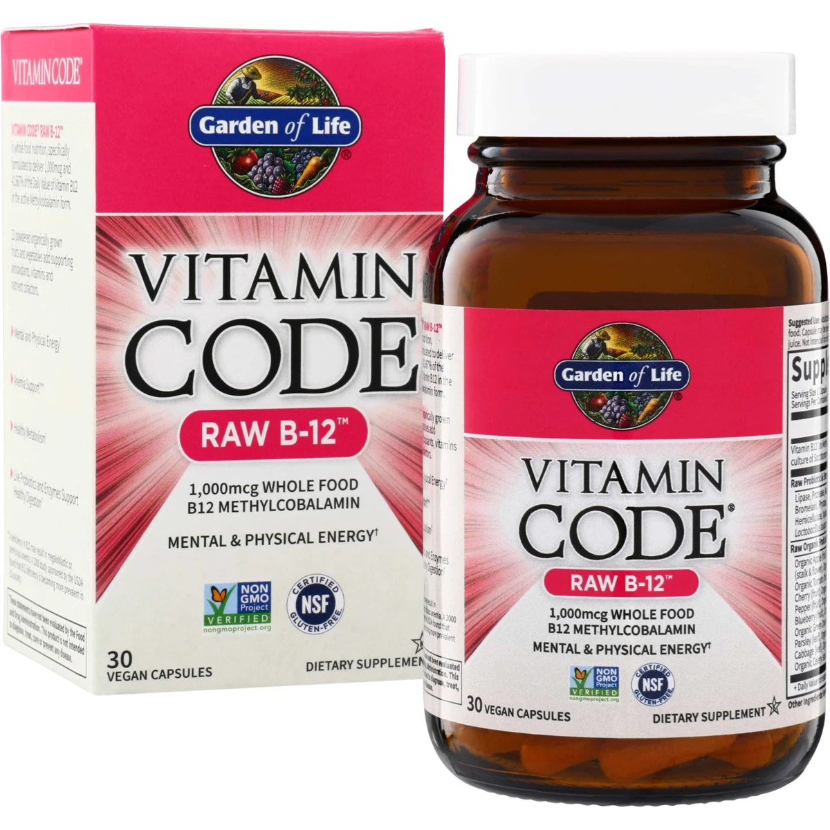 Garden of Life Vitamin Code Raw B-12