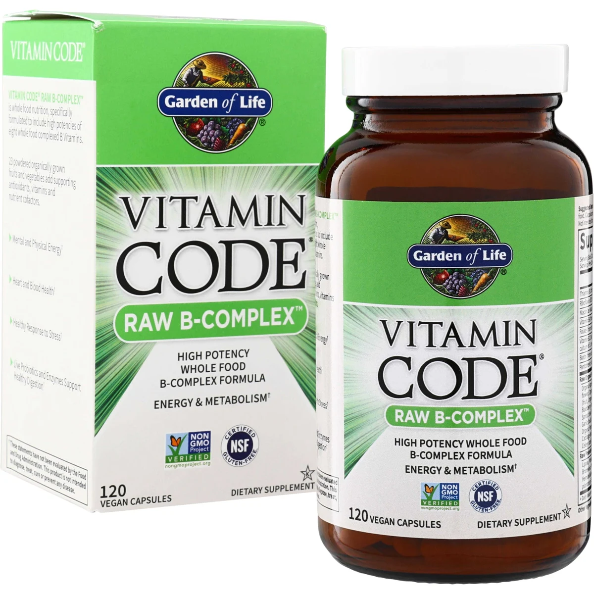 Garden of Life Vitamin Code Raw B-Complex