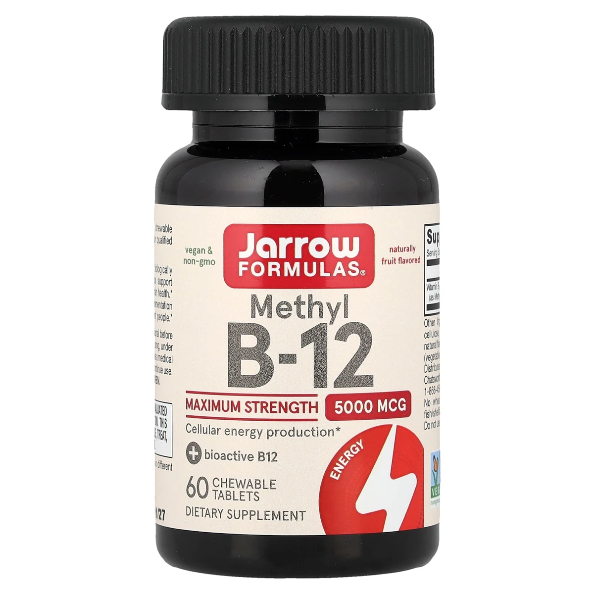 Jarrow Formulas Methyl B-12, 5,000 mcg