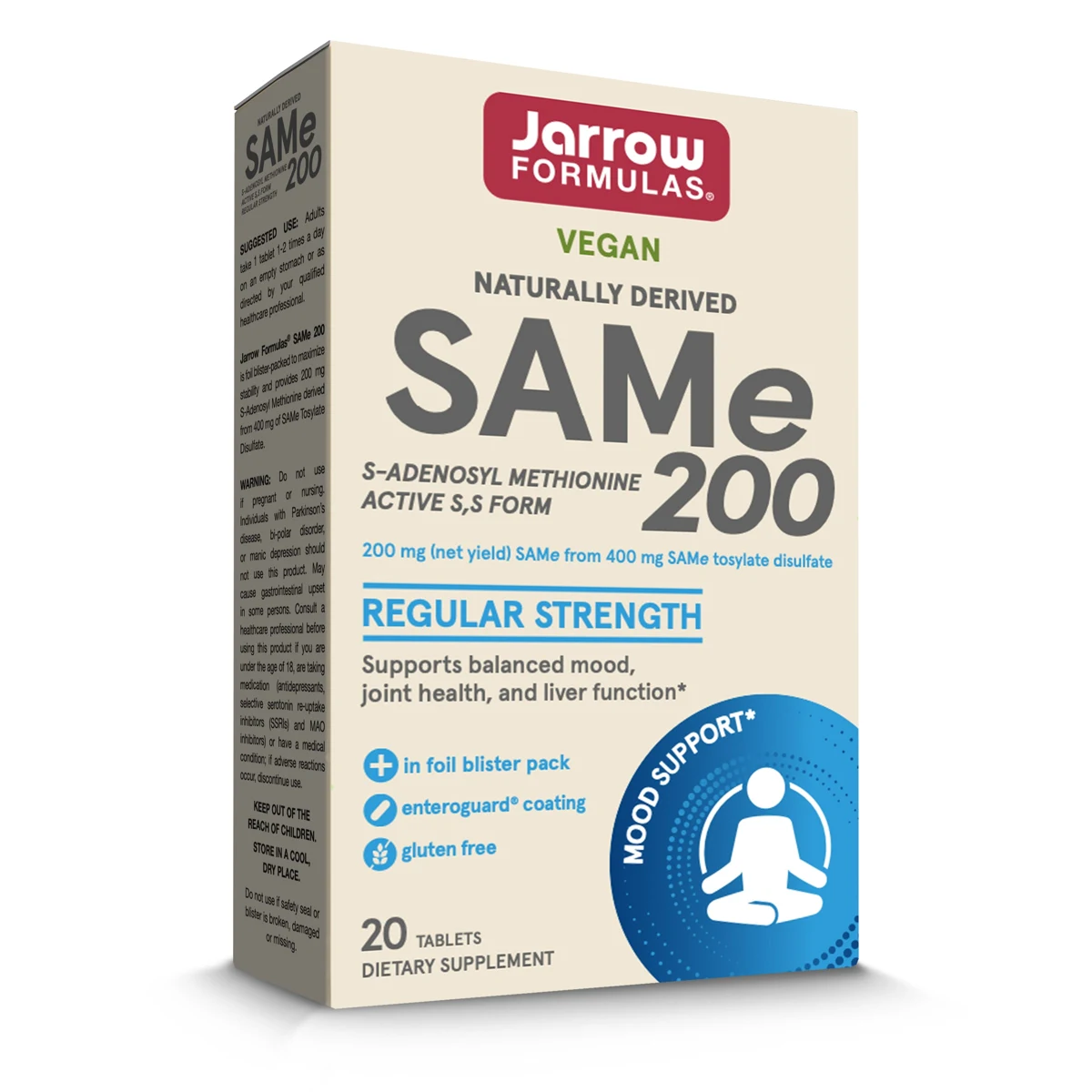 Jarrow Formulas SAMe - 200mg