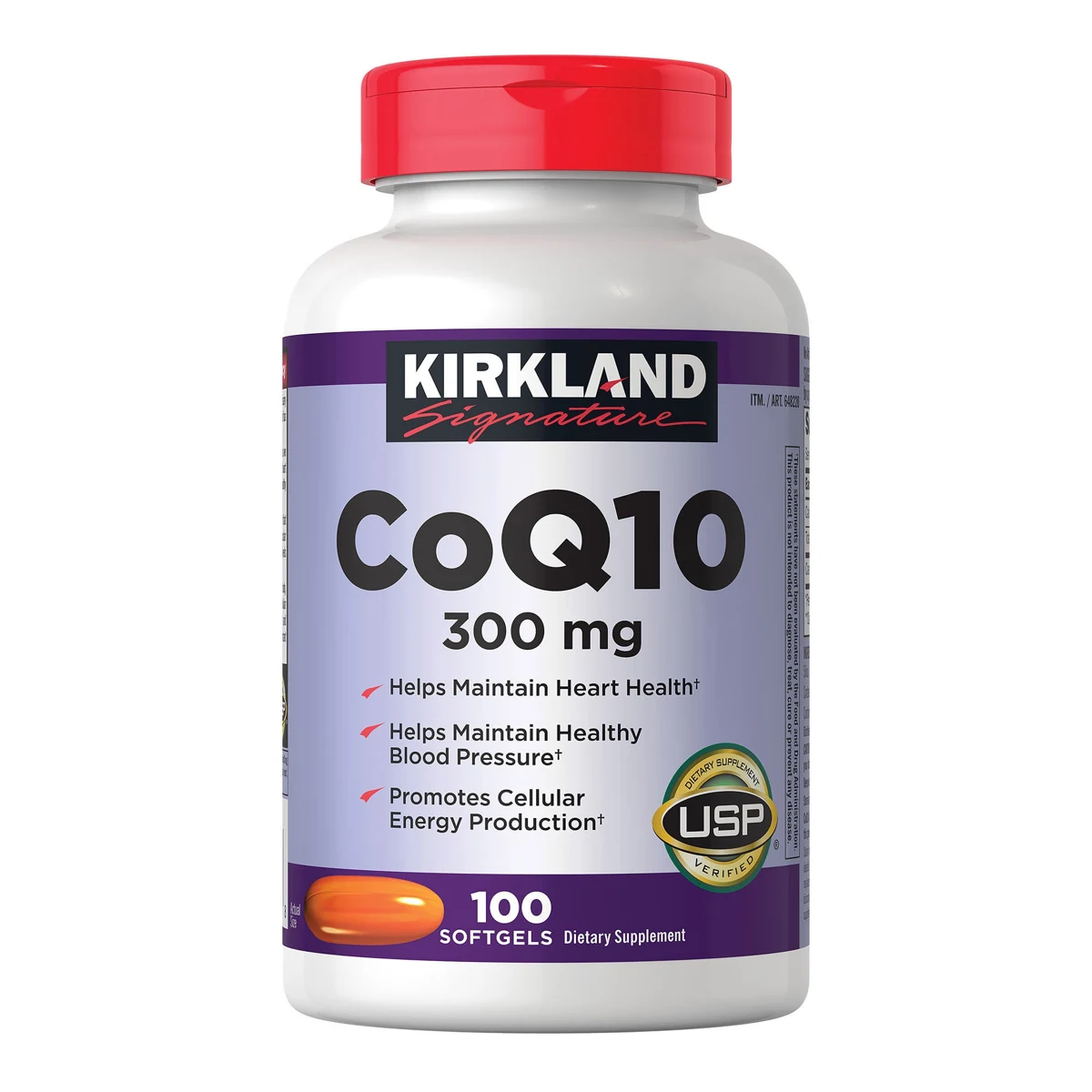 Kirkland Signature CoQ10 300 mg., 100 Softgels