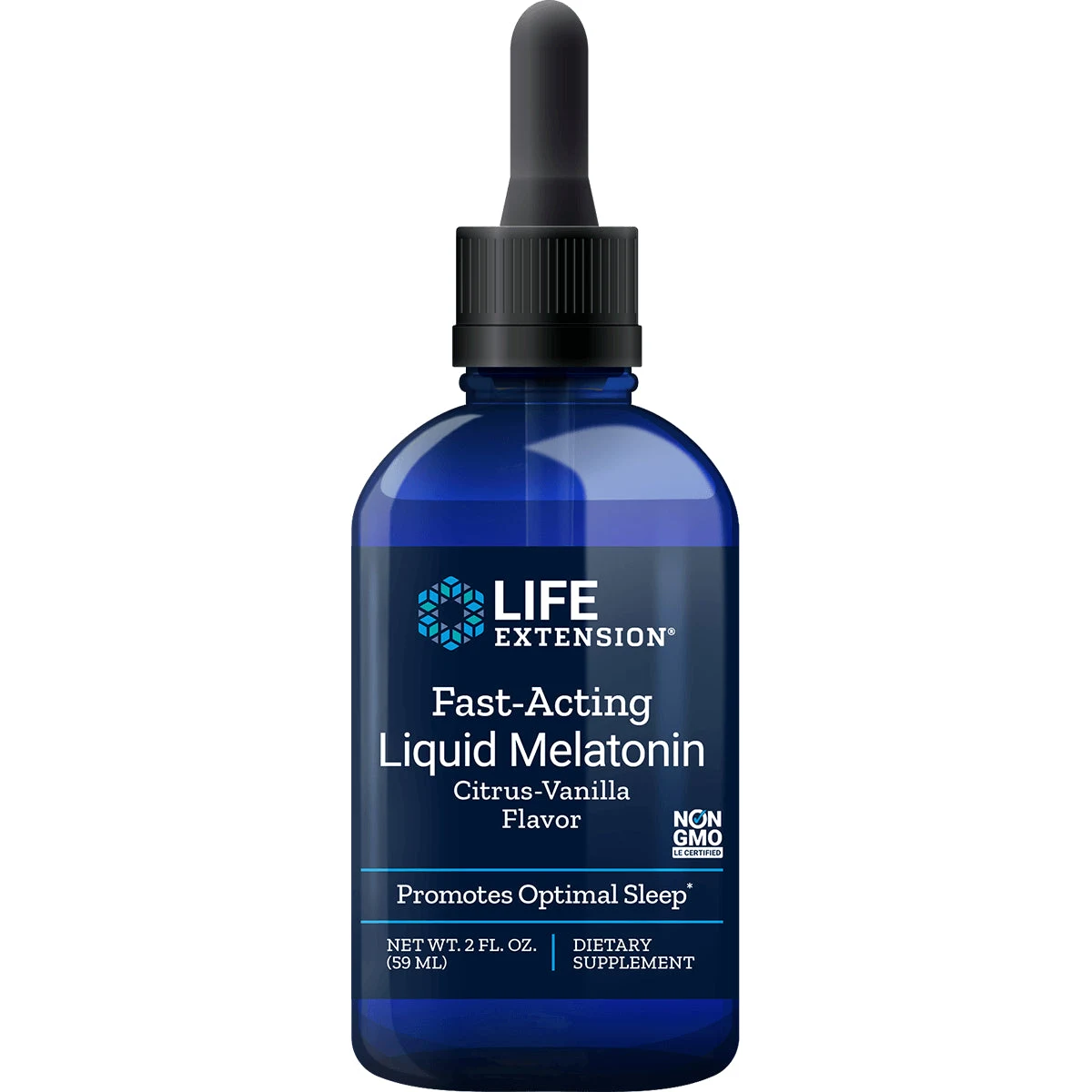 Life Extension Fast-Acting Liquid Melatonin - Citrus-Vanilla