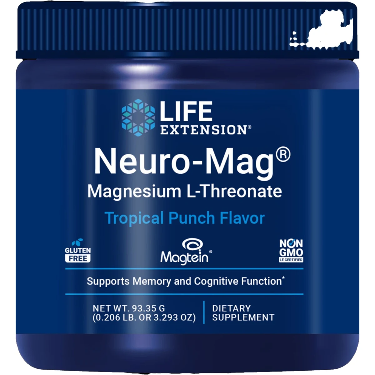 Life Extension Neuro-Mag Magnesium L-Threonate - Tropical Punch