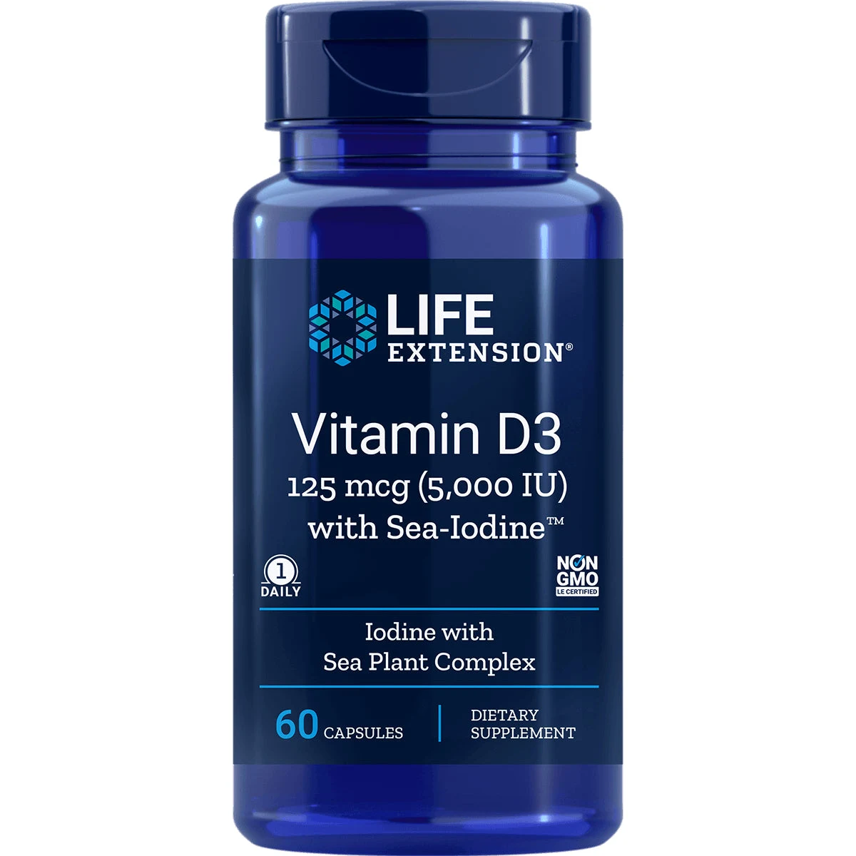 Life Extension Vitamin D3 with Sea-Iodine