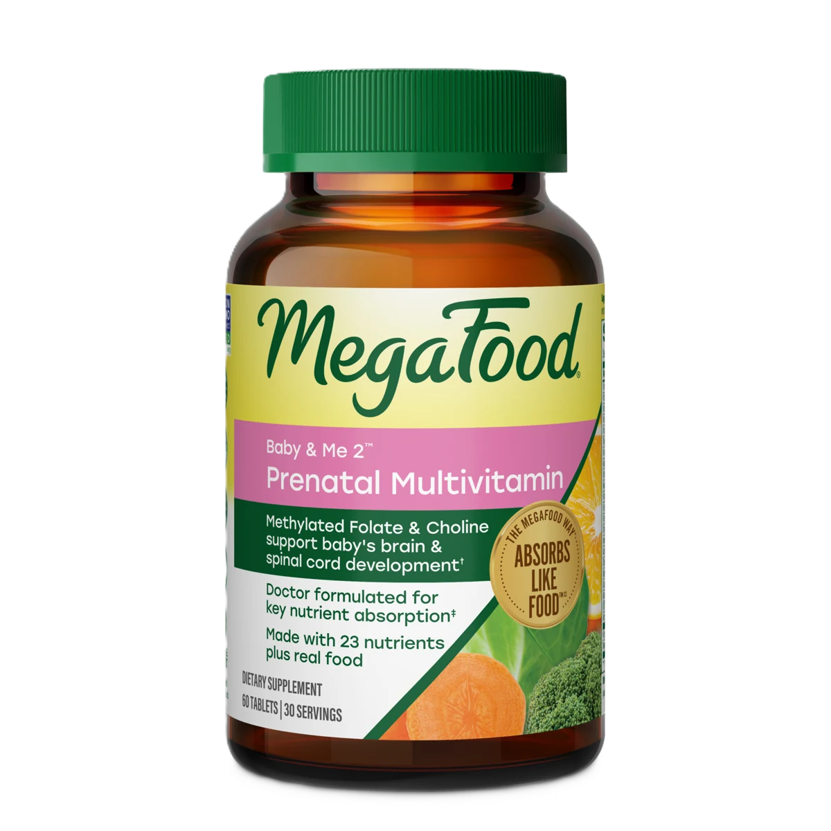 MegaFood Baby & Me 2 Prenatal Multi