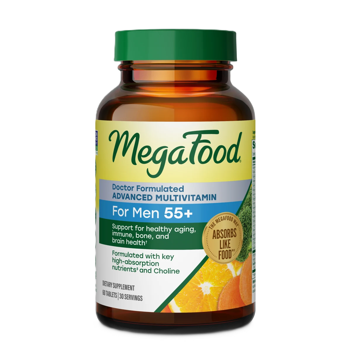 MegaFood Men's 55+ Advanced Multivitamin