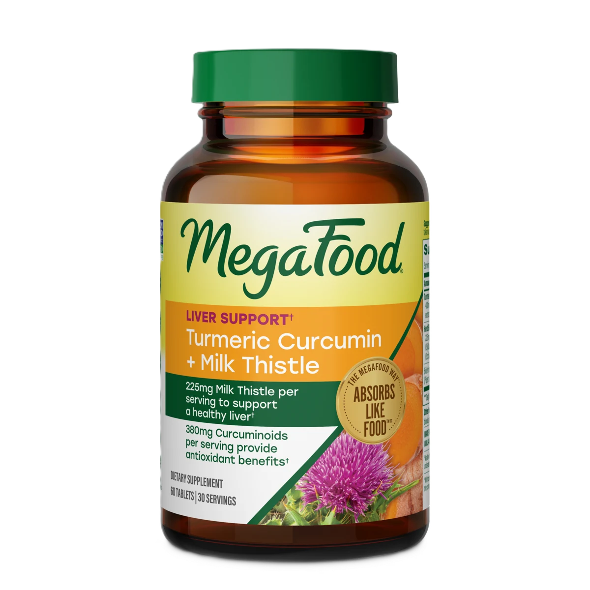 MegaFood Turmeric Curcumin Extra Strength, Liver