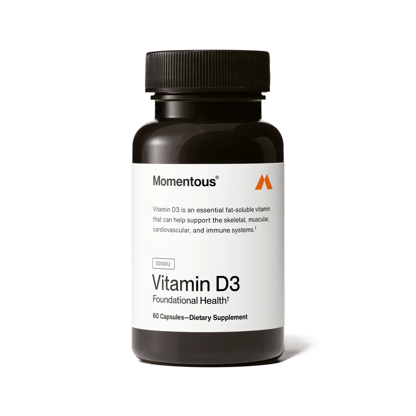 Momentous Vegan Vitamin D3 5000 IU Supplement