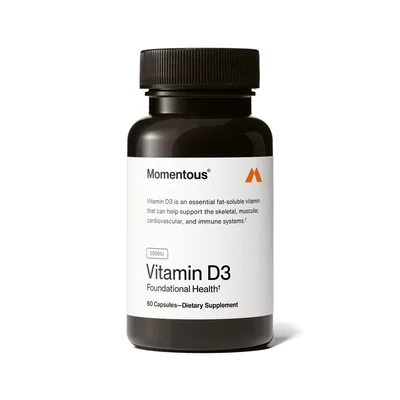 Momentous Vegan Vitamin D3 5000 IU Supplement