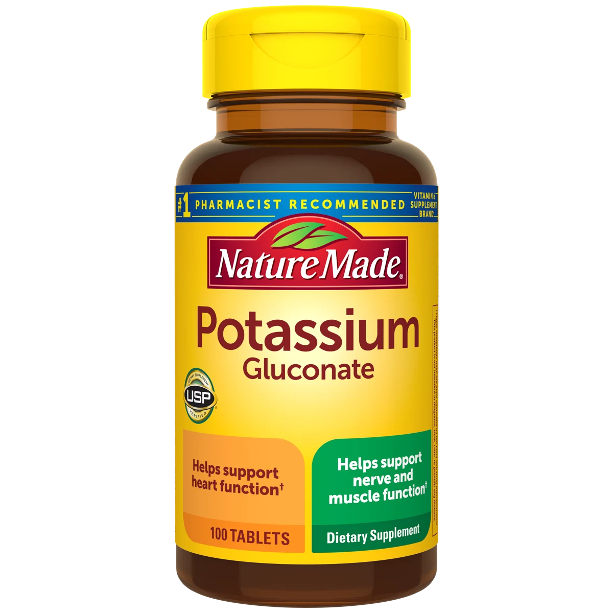 Nature Made 550 mg Potassium Gluconate Tablets