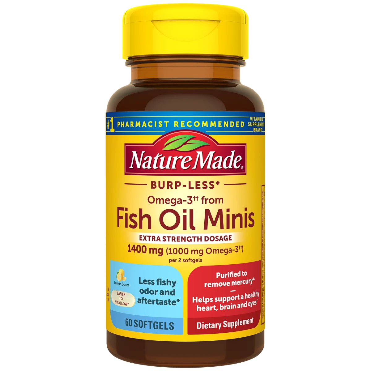 Nature Made Extra Strength Omega-3 From Fish Oil Minis