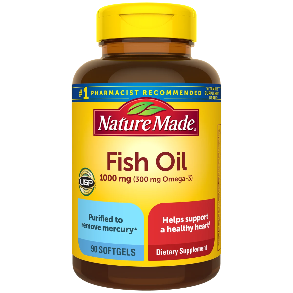 Nature Made Fish Oil 1000 mg Softgels