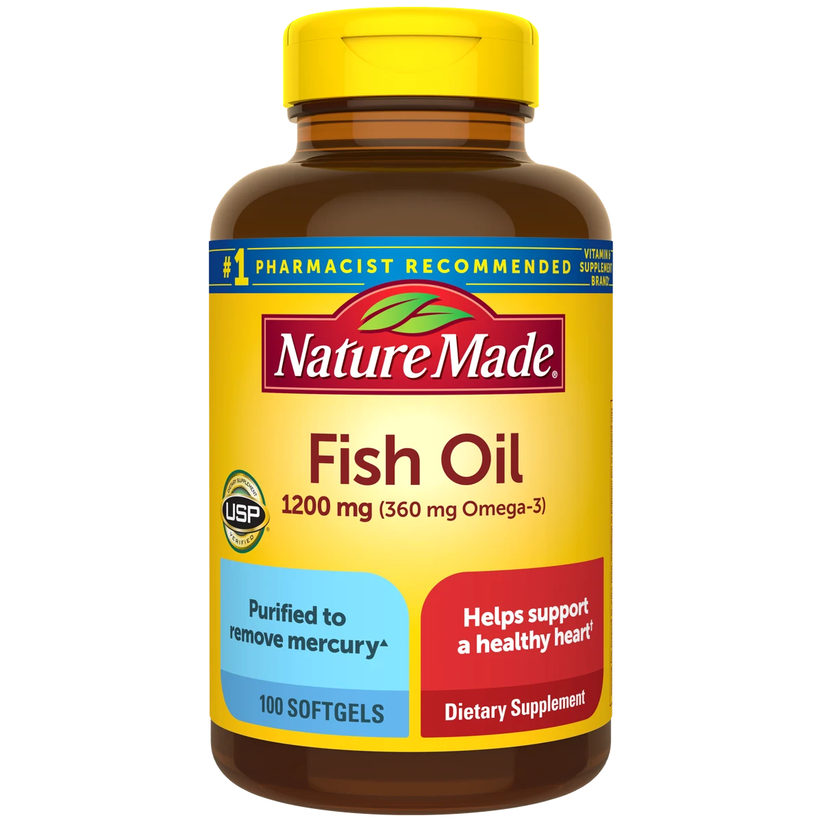 Nature Made Fish Oil 1200 mg Softgels