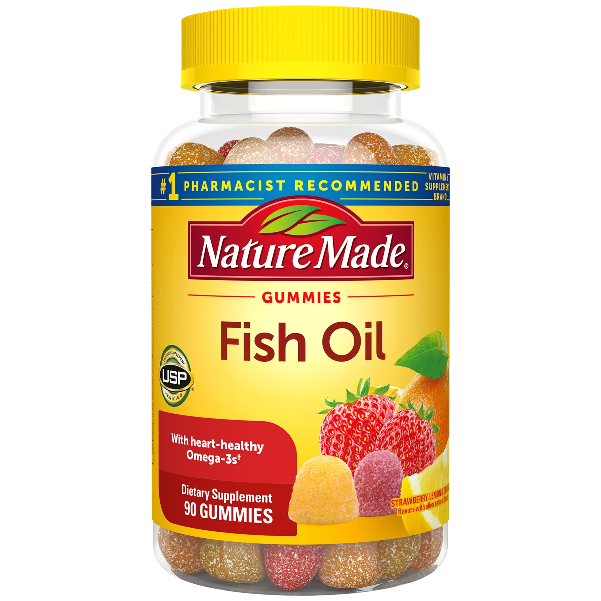 Nature Made Fish Oil 400 mg (57 mg Omega-3) Gummies