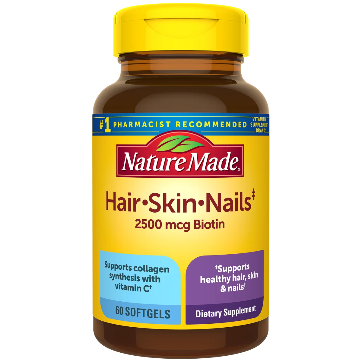 Nature Made Hair-Skin-Nails 2500 mcg Biotin Softgels