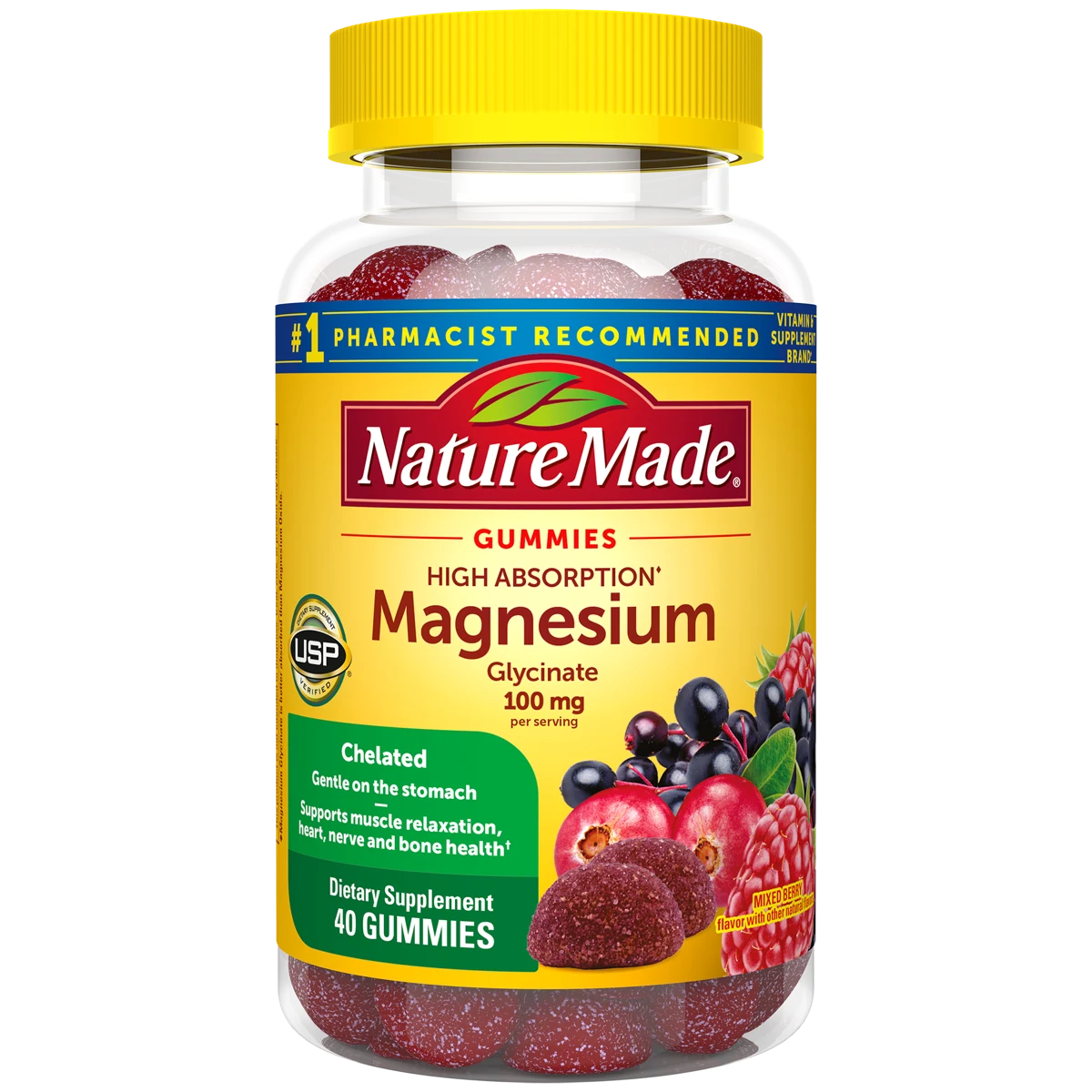 Nature Made High Absorption Magnesium Glycinate Gummies