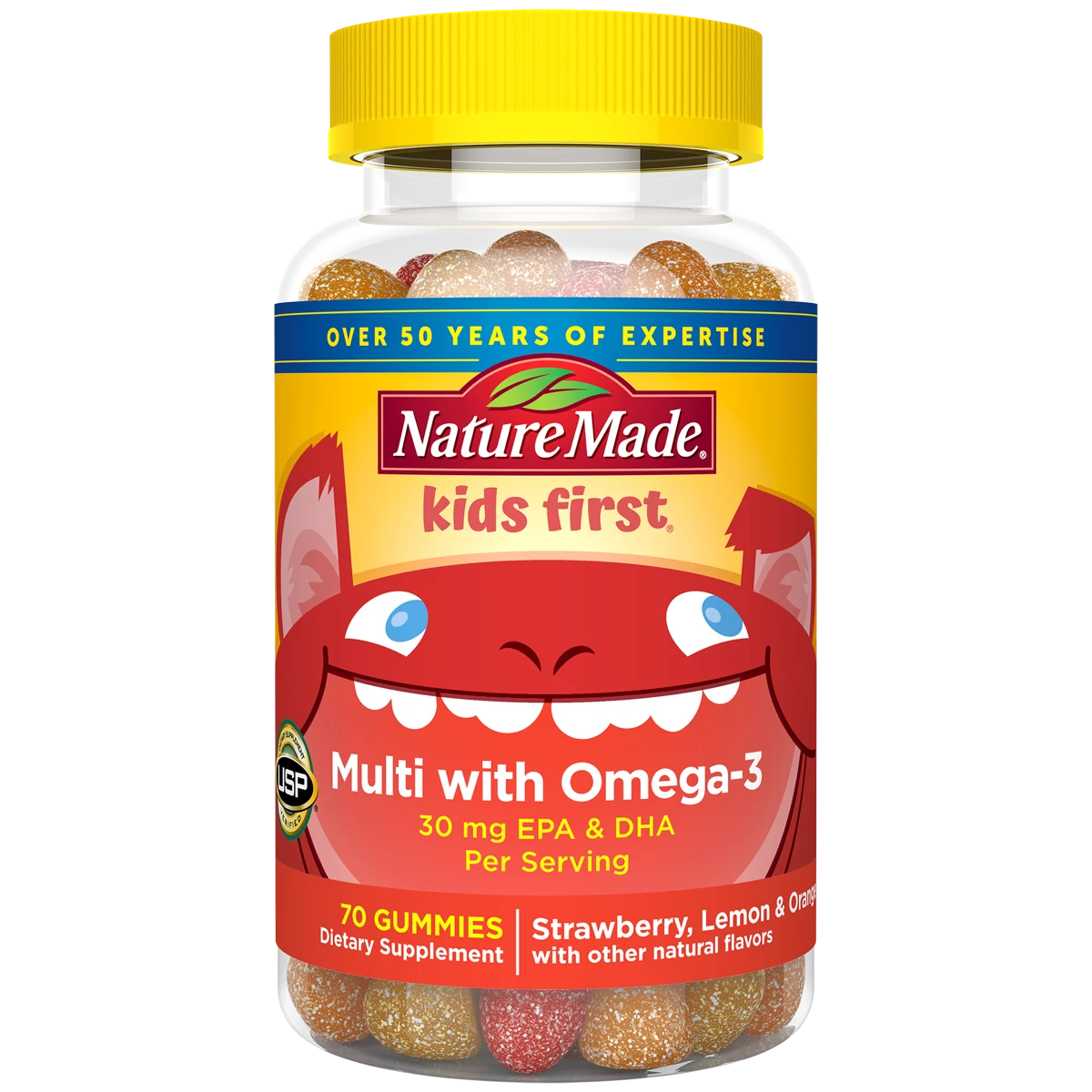 Nature Made Kids First Multivitamin + Omega-3 Gummies
