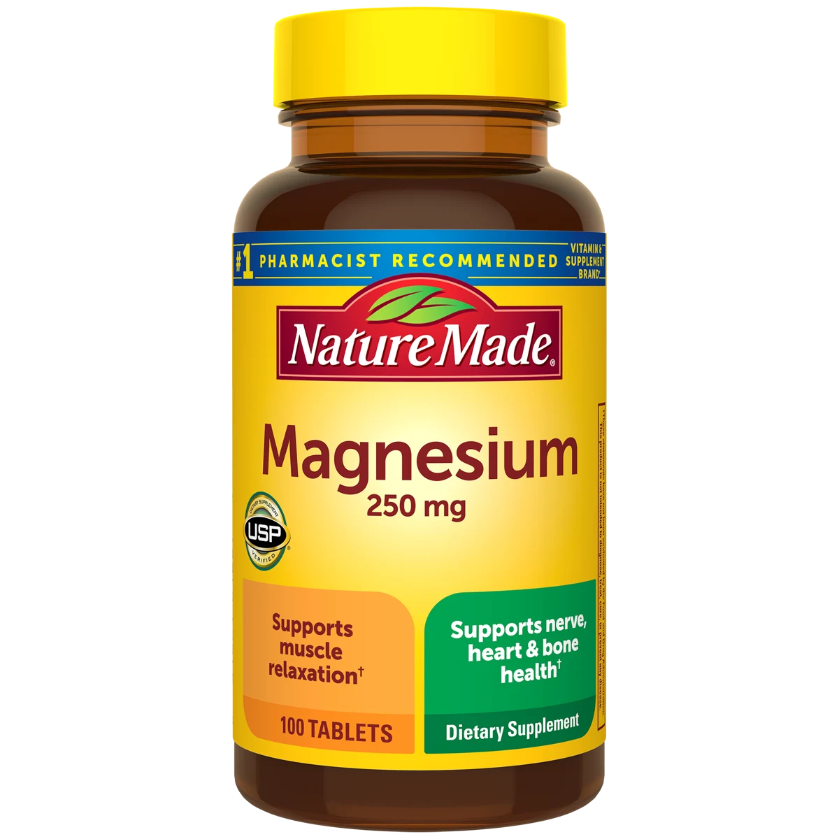 Nature Made Magnesium 250 mg Tablets
