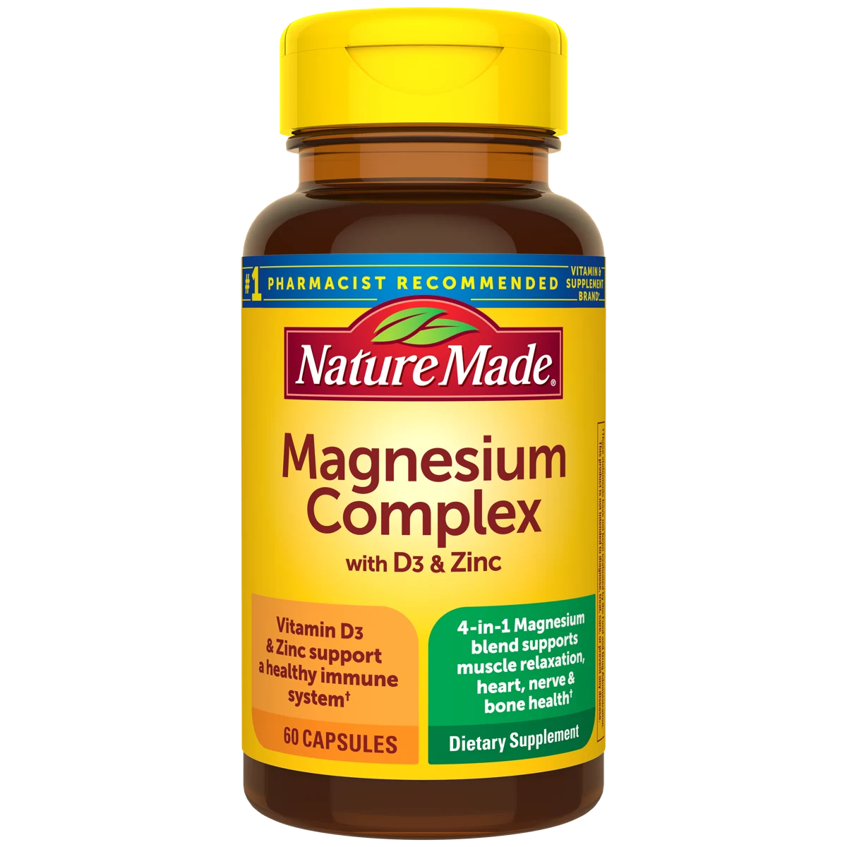 Nature Made Magnesium Complex Capsules with D3 and Zinc