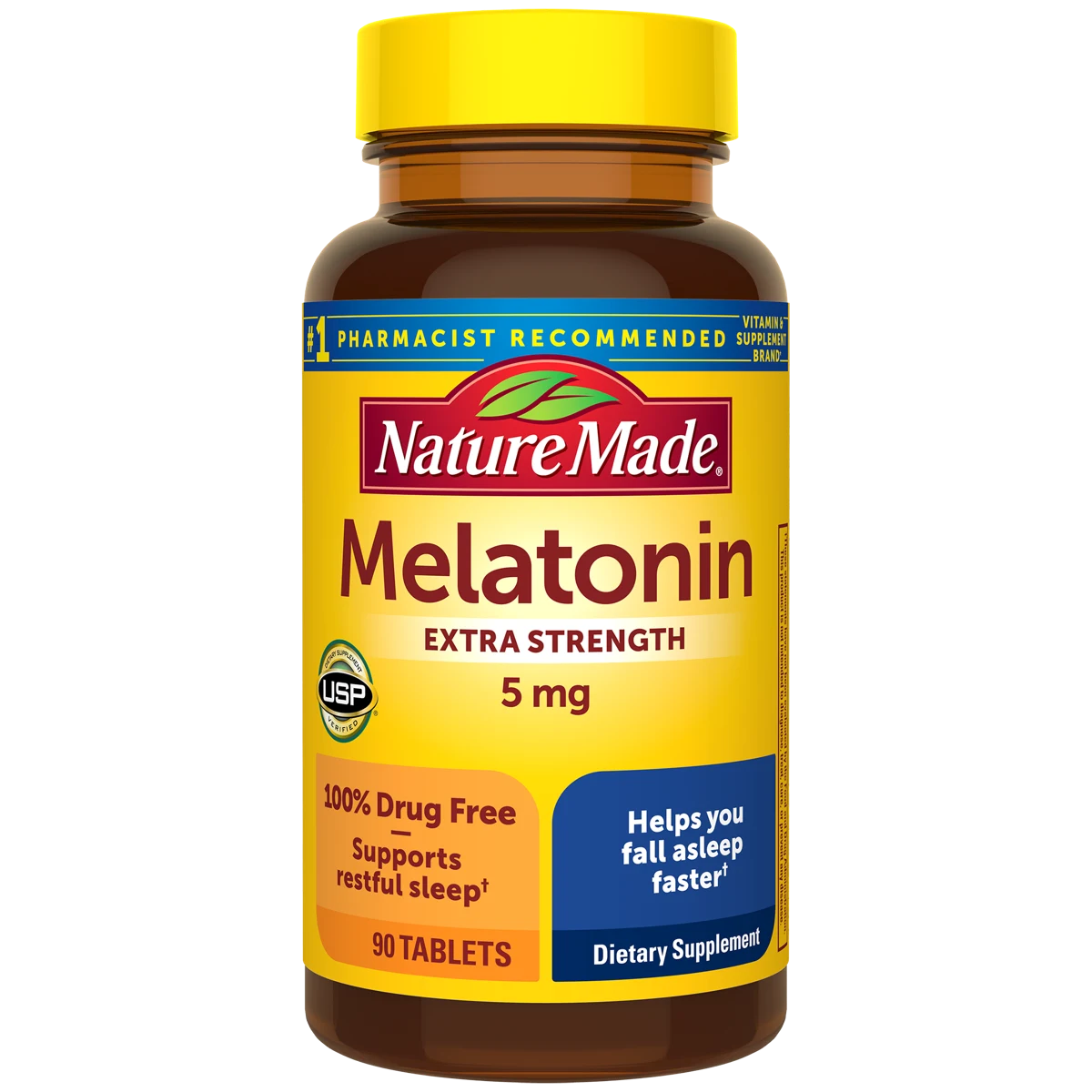 Nature Made Melatonin 5 mg Tablets