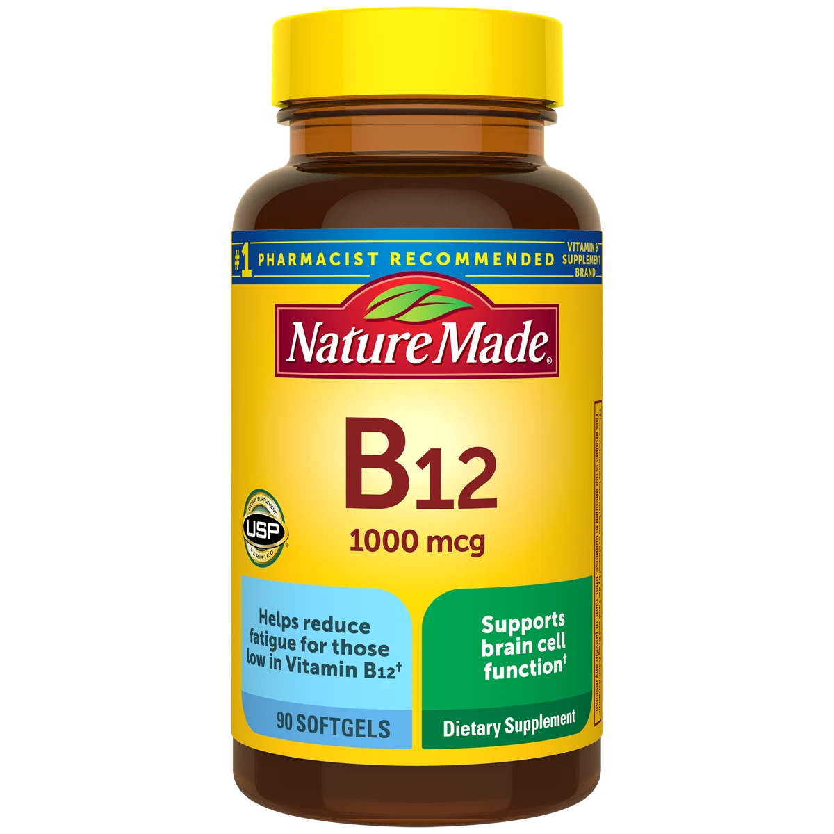 Nature Made Vitamin B12 1000 mcg Softgels