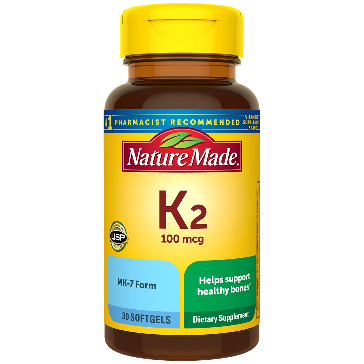 Nature Made Vitamin K2 100 mcg Softgels