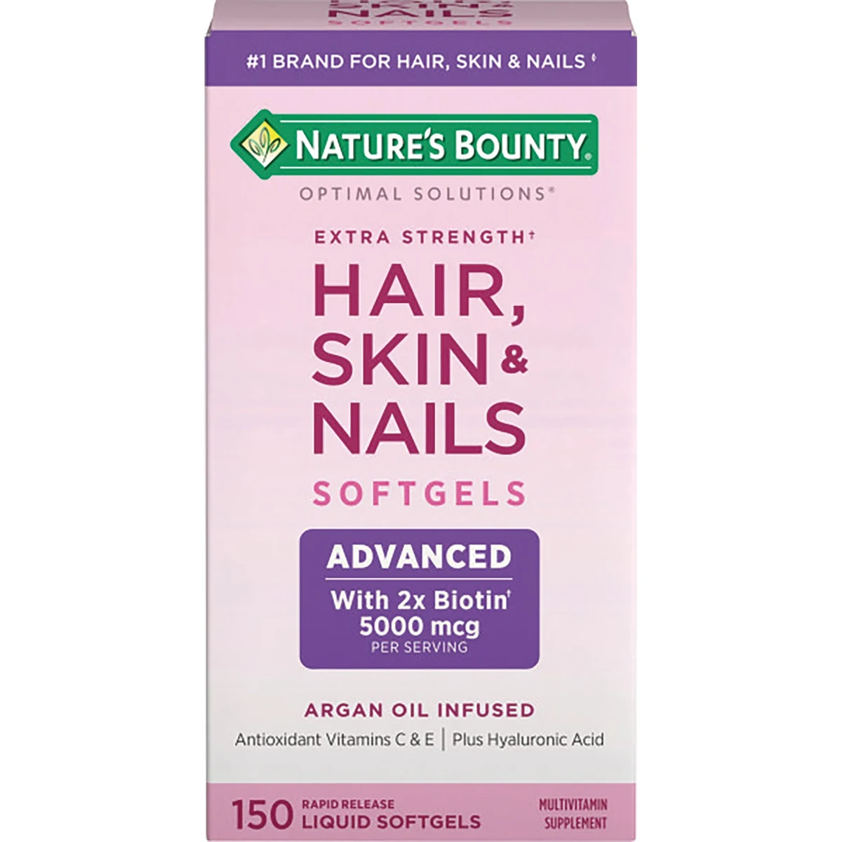 Nature's Bounty Extra Strength Hair, Skin & Nails Softgels