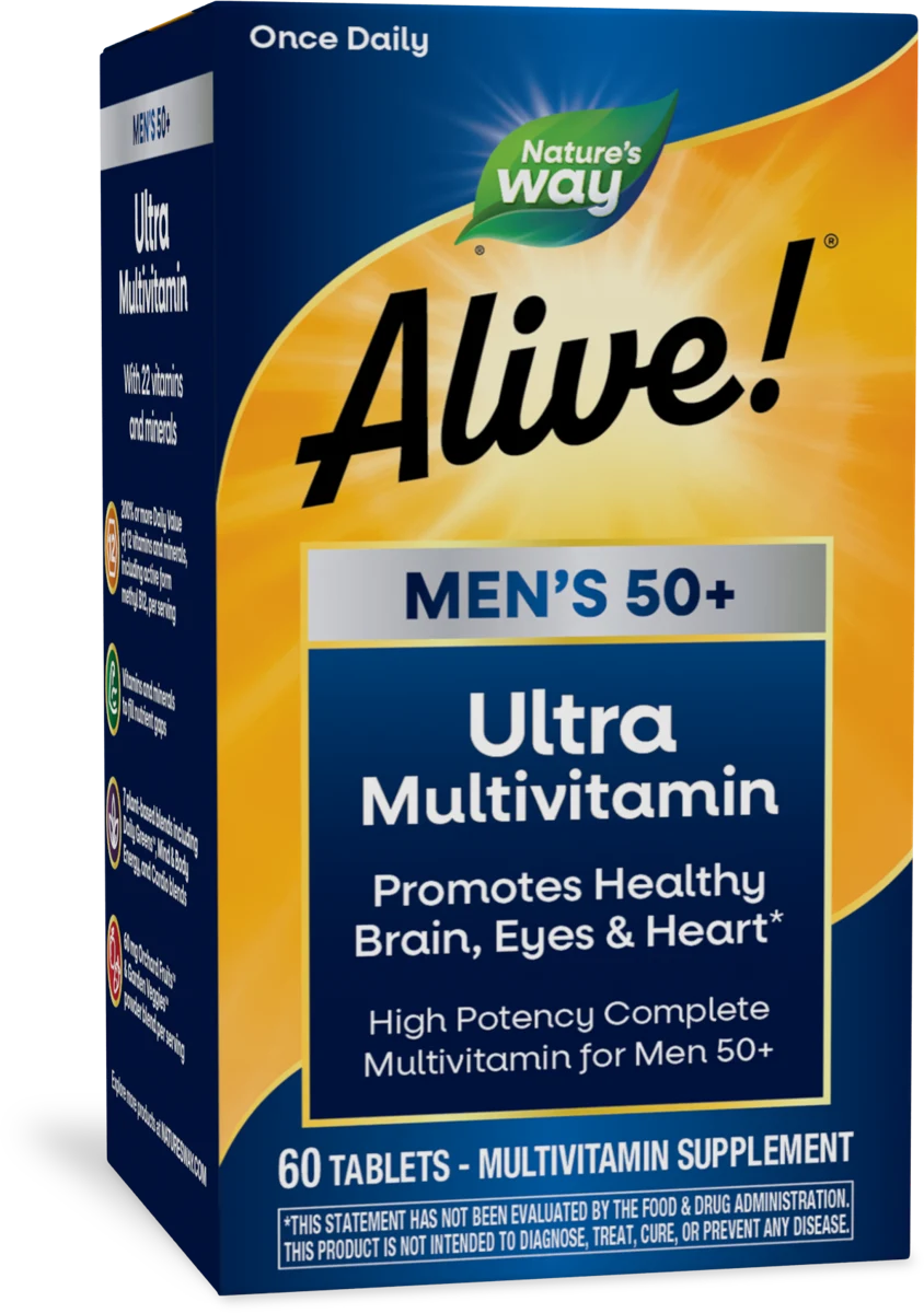 Nature's Way Alive! Men's 50+ Ultra Multivitamin