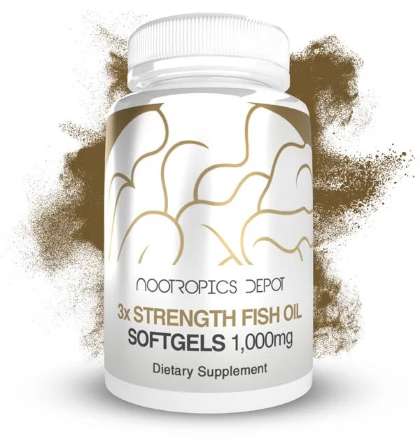 Nootropics Depot Omega-3 Fish Oil Triple Strength Softgels