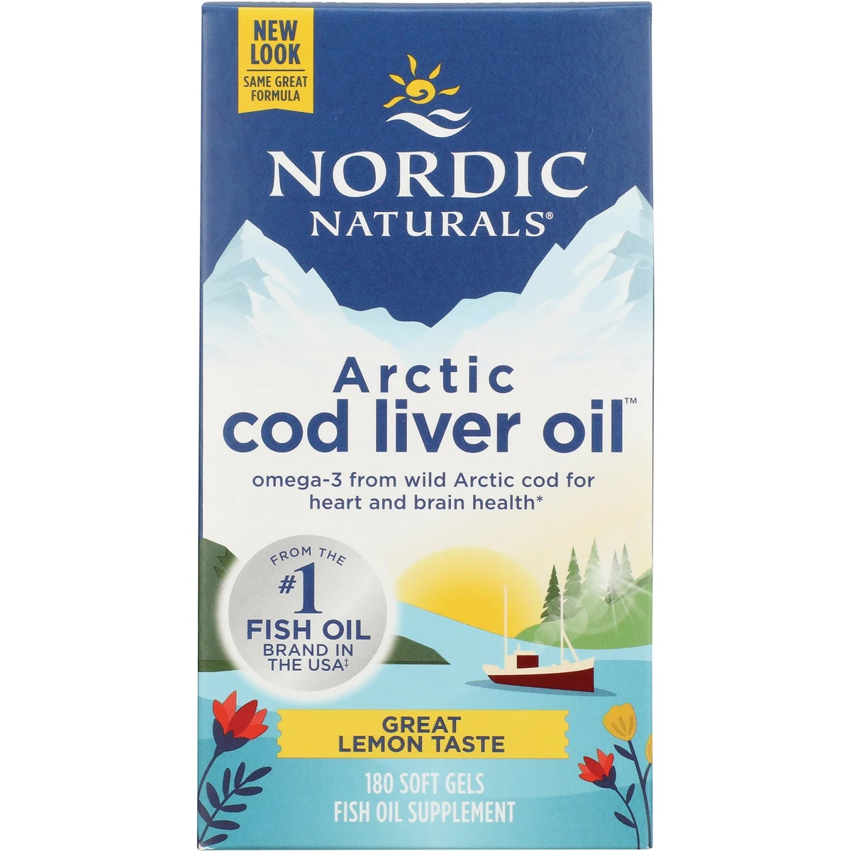 Nordic Naturals Arctic Cod Liver Oil - Lemon