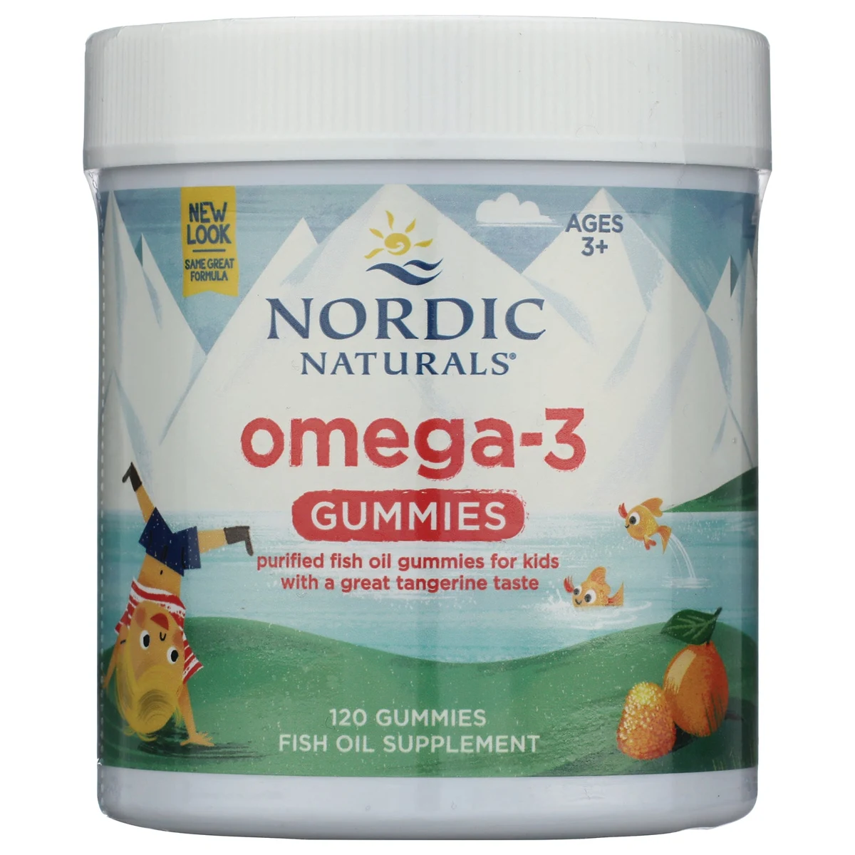 Nordic Naturals Kids Omega-3 Gummies - Tangerine