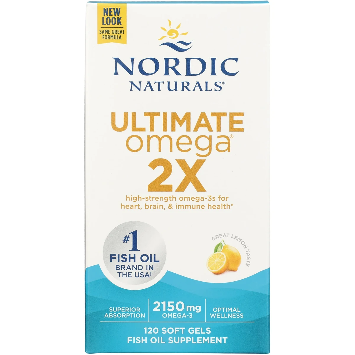 Nordic Naturals Ultimate Omega 2X - Lemon