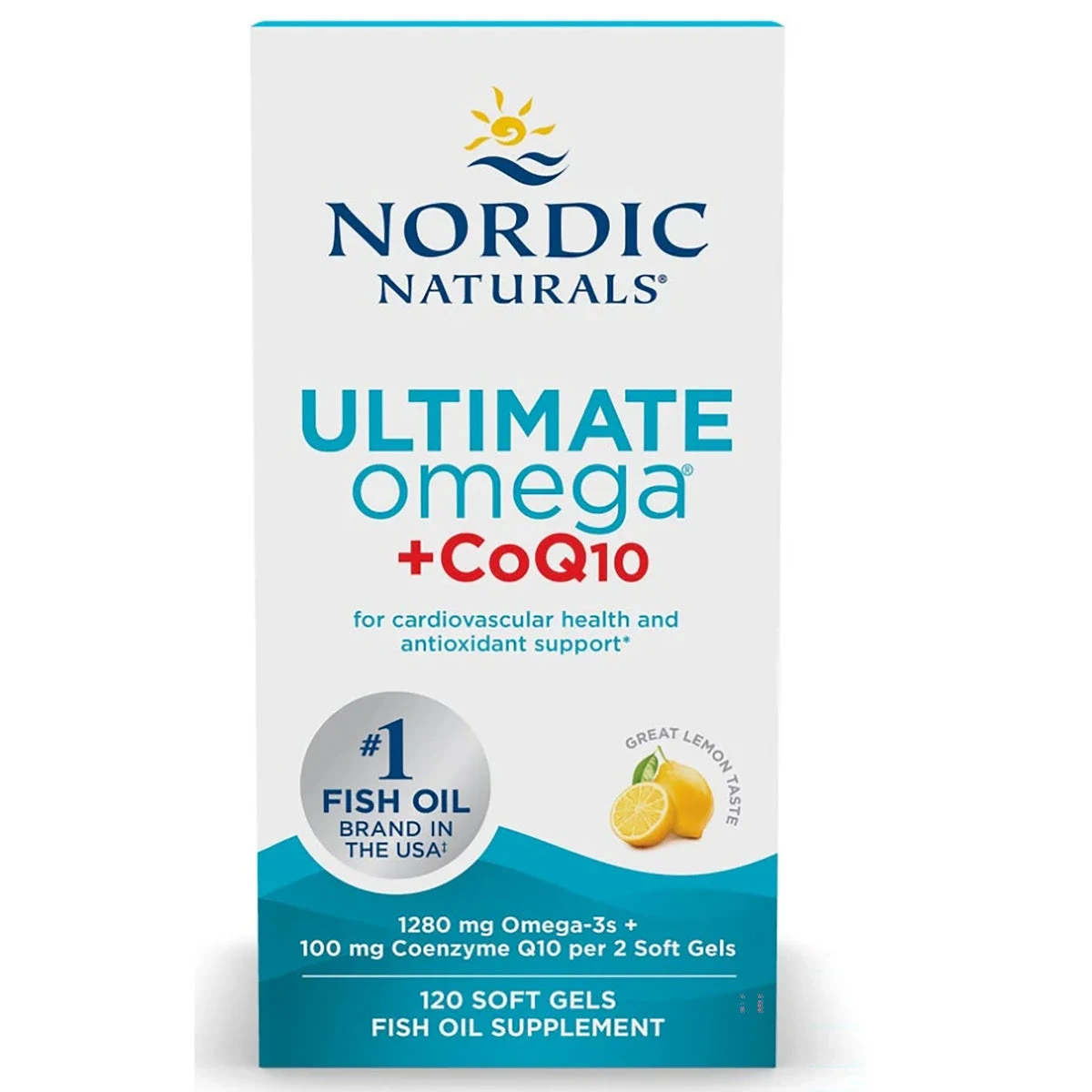 Nordic Naturals Ultimate Omega + CoQ10 - Lemon