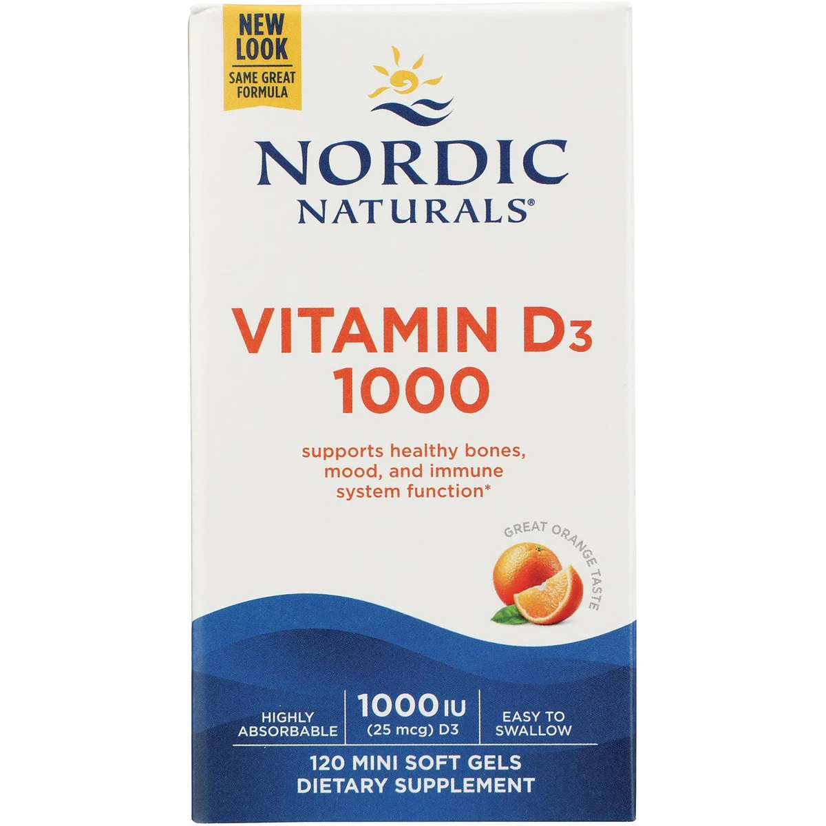 Nordic Naturals Vitamin D3 1000 - Orange